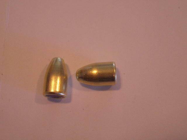 9mm 124 FMJ Truncated Nose Bullet